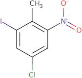 5-Chloro-1-iodo-2-methyl-3-nitro-benzene