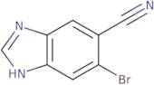 6-Bromo-1H-1,3-benzodiazole-5-carbonitrile