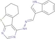 3-{2-[(1H-Indol-3-yl)methylidene]hydrazin-1-yl}-8-thia-4,6-diazatricyclo[7.4.0.0,2,7]trideca-1(9),…