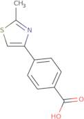 4-(2-Methyl-1,3-thiazol-4-yl)benzoic acid