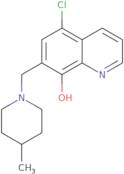 5-Chloro-7-[(4-methylpiperidin-1-yl)methyl]quinolin-8-ol