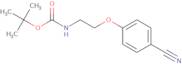 4-(Boc-aminoethyloxy)benzonitrile