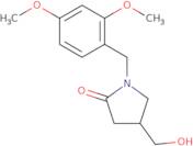 1-[(2,4-dimethoxyphenyl)methyl]-4-(hydroxymethyl)pyrrolidin-2-one