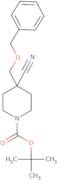 tert-Butyl 4-[(benzyloxy)methyl]-4-cyanopiperidine-1-carboxylate