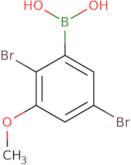 (2,5-Dibromo-3-methoxyphenyl)boronic acid