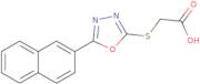 2-{[5-(Naphthalen-2-yl)-1,3,4-oxadiazol-2-yl]sulfanyl}acetic acid