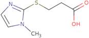 3-[(1-Methyl-1H-imidazol-2-yl)sulfanyl]propanoic acid