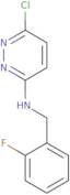 6-Chloro-N-[(2-fluorophenyl)methyl]pyridazin-3-amine