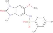 4-Bromo-N-(2,3-dihydro-6-methoxy-1,3-dimethyl-2-oxo-1H-benzimidazol-5-yl)-2-methyl-benzenesulfonam…