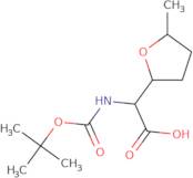 2-{[(tert-Butoxy)carbonyl]amino}-2-(5-methyloxolan-2-yl)acetic acid