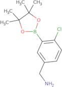 5-(Aminomethyl)-2-chlorophenylboronic acid pinacol ester