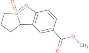 Methyl 1,2,3,9b-tetrahydrobenzo[c]thieno[2,1-e]isothiazole-8-carboxylate 4-oxide