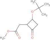 Methyl 2-[2-(tert-butoxy)-4-oxocyclobutyl]acetate