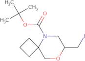 tert-Butyl 7-(iodomethyl)-8-oxa-5-azaspiro[3.5]nonane-5-carboxylate