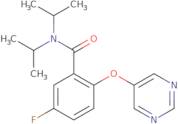 5-Fluoro-N,N-diisopropyl-2-(pyrimidin-5-yloxy)benzamide