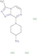 1-{3-Methyl-[1,2,4]triazolo[4,3-a]pyrazin-8-yl}piperidin-4-amine trihydrochloride