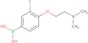 4-(2-(Dimethylamino)ethoxy)-3-fluorophenylboronic acid