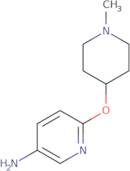 6-[(1-Methylpiperidin-4-yl)oxy]pyridin-3-amine