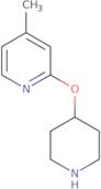 4-Methyl-2-(piperidin-4-yloxy)pyridine