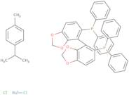 Chloro[(R)-(+)-5,5'-bis(diphenylphosphino)-4,4'-BI-1,3-benzodioxole](P-cymene)ruthenium(II) chloride