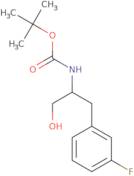 (S)-tert-Butyl (1-(3-fluorophenyl)-3-hydroxypropan-2-yl)carbamate