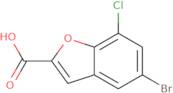 5-Bromo-7-chloro-1-benzofuran-2-carboxylic acid