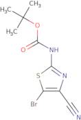 tert-Butyl (5-broMo-4-cyanothiazol-2-yl)carbaMate