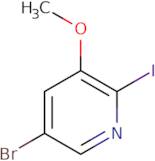 5-Bromo-2-iodo-3-methoxypyridine