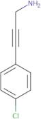 3-(4-Chlorophenyl)prop-2-yn-1-amine