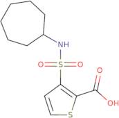 3-(Cycloheptylsulfamoyl)thiophene-2-carboxylic acid