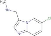 ({6-Chloroimidazo[1,2-a]pyridin-3-yl}methyl)(methyl)amine