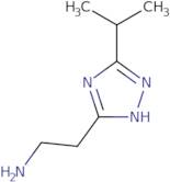 2-[5-(Propan-2-yl)-4H-1,2,4-triazol-3-yl]ethan-1-amine