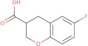 6-Fluoro-3,4-dihydro-2H-1-benzopyran-3-carboxylic acid