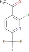 1-[2-Chloro-6-(trifluoromethyl)pyridin-3-yl]ethan-1-one