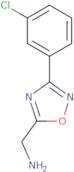 [3-(3-Chlorophenyl)-1,2,4-oxadiazol-5-yl]methanamine