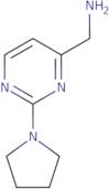 [2-(Pyrrolidin-1-yl)pyrimidin-4-yl]methanamine