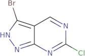 3-Bromo-6-chloro-1H-pyrazolo[3,4-d]pyrimidine