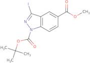 1-tert-butyl 5-Methyl 3-iodo-1H-indazole-1,5-dicarboxylate