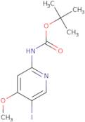 tert-Butyl 5-iodo-4-methoxypyridin-2-ylcarbamate