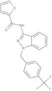 N-(1-{[4-(Trifluoromethyl)phenyl]methyl}-1H-indazol-3-yl)furan-2-carboxamide