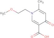 1-(2-Methoxyethyl)-6-methyl-4-oxo-1,4-dihydropyridine-3-carboxylic acid