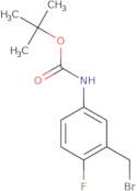 tert-Butyl N-[3-(bromomethyl)-4-fluorophenyl]carbamate