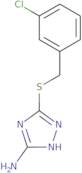 3-[(3-Chlorobenzyl)sulfanyl]-1H-1,2,4-triazol-5-ylamine