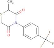 2-Methyl-4-[4-(trifluoromethyl)phenyl]thiomorpholine-3,5-dione