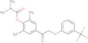 2,6-Dimethyl-4-(2-{[3-(trifluoromethyl)phenyl]sulfanyl}acetyl)phenyl N,N-dimethylcarbamate