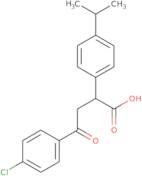 4-(4-Chlorophenyl)-2-(4-isopropylphenyl)-4-oxobutanoic acid