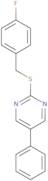 4-Fluorobenzyl 5-phenyl-2-pyrimidinyl sulfide