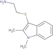 (2-[(1,2-Dimethyl-1H-indol-3-yl)thio]ethyl)amine