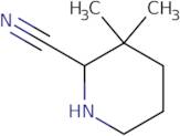 3,3-Dimethylpiperidine-2-carbonitrile