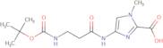 4-(3-tert-Butoxycarbonylaminopropionylamino)-1-methyl-1H-imidazole-2-carboxylic acid